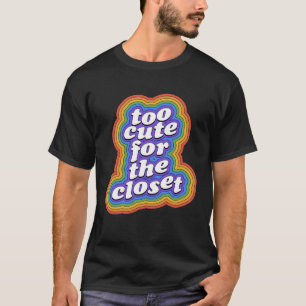 Camiseta Muito Bonito Para O Orgulho gay De Armário Arco-Ír