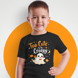 Camiseta Muito bonito para ser assustador no Dia das Bruxas