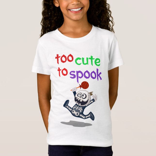 Camiseta Muito bonito para Spook - Crianças de Esqueleto de (Frente)