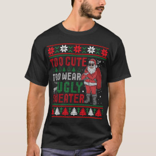 Camiseta Muito Bonito Para Vestir Papais noeis Más Suados F