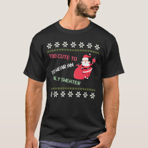 Camiseta Muito bonito para Vestir Papais noeis suados