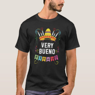 Camiseta Muito Bueno Vida Mexicana Prêmio do Orgulho do Méx