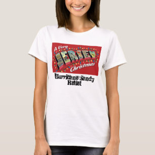 Camiseta Muito das mulheres longas da Capa do Xmas do
