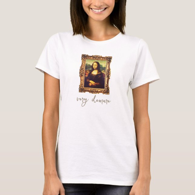 Camiseta Muito Demura Mona Lisa Renascance Art (Frente)