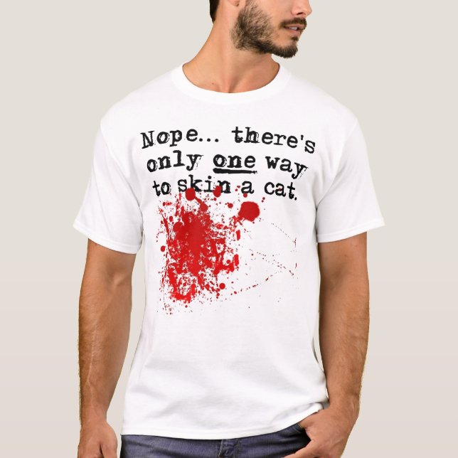 Camiseta Muito Divertida Skin A Cat (Frente)