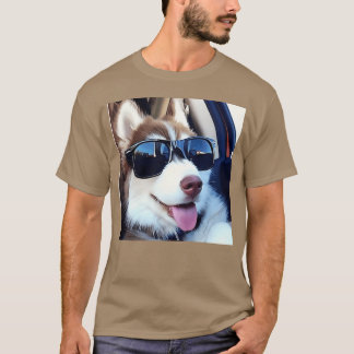 Camiseta Muito engraçado amigo do cachorro do estilo