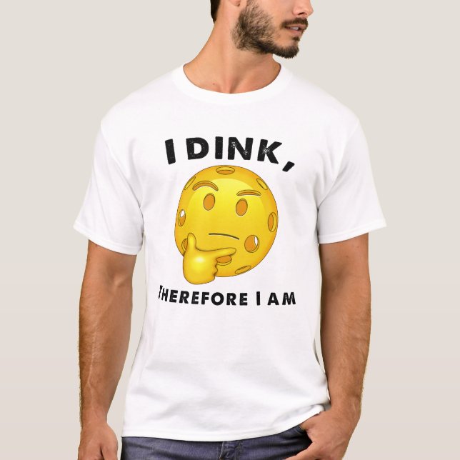 Camiseta Muito Engraçado, Eu Bebo, Portanto, Eu Sou (Frente)