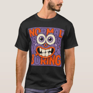 Camiseta Muito Estranho Para Se Encaixar – Desenho Surreal