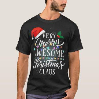 Camiseta Muito Feliz. Incrível Natal Claus
