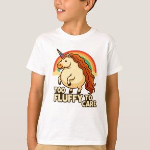 Camiseta Muito Fluffy Para Cuidar De Foodie Unicorn