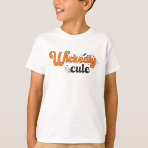 Camiseta Muito fofo - padrão mágico do Halloween perto