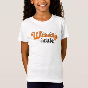 Camiseta Muito fofo - padrão mágico do Halloween perto