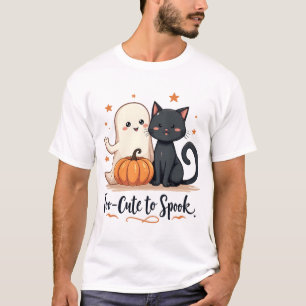 Camiseta Muito Fofo para Assustar" Adorável Trío de Hallowe