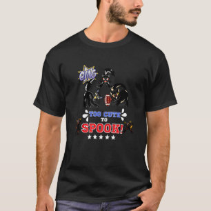 Camiseta Muito fofo para assustar Futebol de Gato