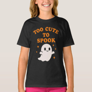 Camiseta Muito Fofo Para Assustar - Garotinha Fantasma de H