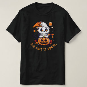 Camiseta Muito fofo para assustar Teto fantasma bonito