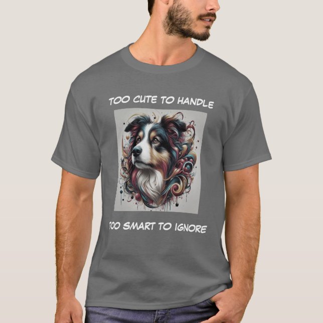 Camiseta Muito fofo para ser fofo para ignorar (Frente)