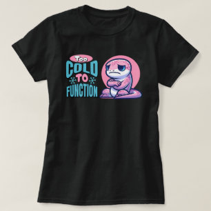 Camiseta Muito Frio Para Funcionar O Congelando Lizard