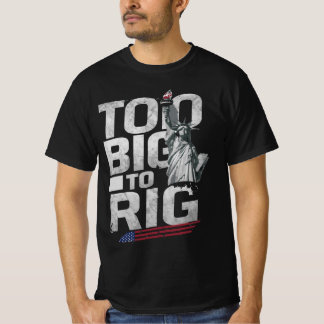 Camiseta Muito Grande Para Fraudar Engraçado Trump 2024 Div