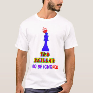 Camiseta Muito Habilidoso para ser Ignorado, Tipografia Mot