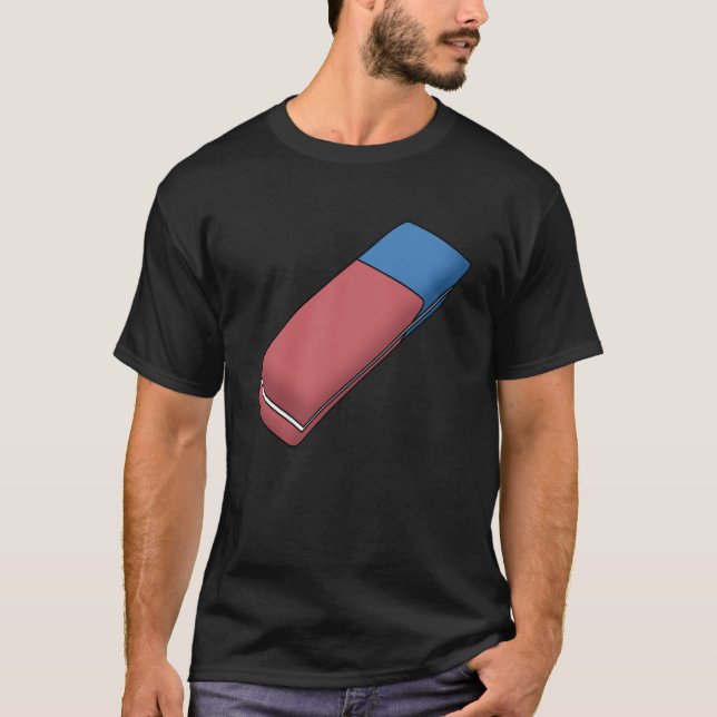 Camiseta Muito Igual À Apagação De Professores De Borracha (Frente)