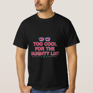 Camiseta Muito Legal para a Lista Travessa   Moderno Natal 
