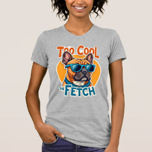 Camiseta Muito Legal para Buscar Bulldog Francês Óculos de