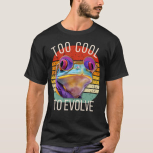 Camiseta Muito Legal Para Evoluir Sapo Colorido Engraçado C