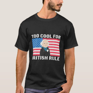 Camiseta Muito Legal Para O Artigo Britânico 4 De Julho