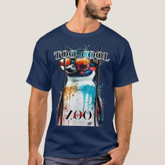 Camiseta Muito Legal para o Zoo Penguin