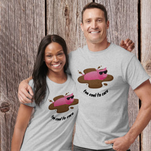Camiseta Muito Legal para se Importar Porco Divertido na La
