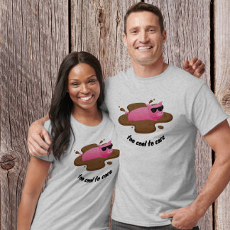 Camiseta Muito Legal para se Importar Porco Divertido na La