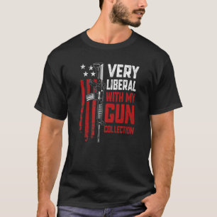 Camiseta Muito Liberal Com Minha Coleção De Armas Pro, Ar15