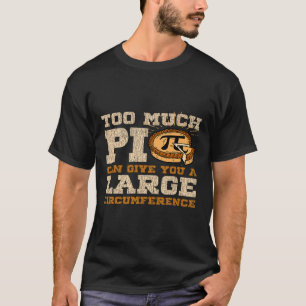 Camiseta Muito Matemática Pi Day Amadurece 3,14 Símbolos Ne