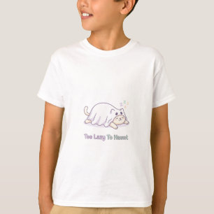Camiseta Muito Preguiçoso Para Assombrar Gato Fantasma Dive