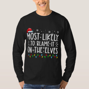 Camiseta Muito Provavelmente Culpá-Lo No Escritório Engraça