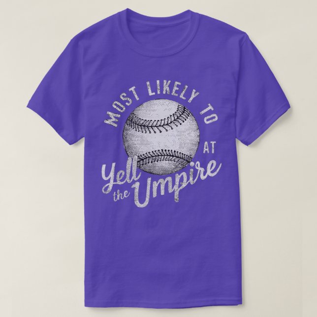 Camiseta muito provavelmente gritará no árbitro 1 (Frente do Design)
