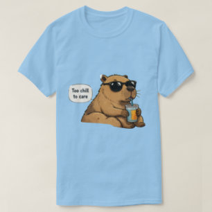 Camiseta Muito Relaxado para se Importar – Desenho Animado