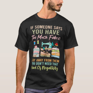 Camiseta Muito Tecido Costura Quilting Amante Costureira Co