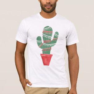 Camiseta Muito uma árvore de Natal do cacto
