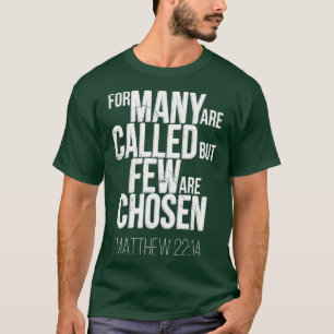 Camiseta Muitos são chamados de poucos são Bíblias crist