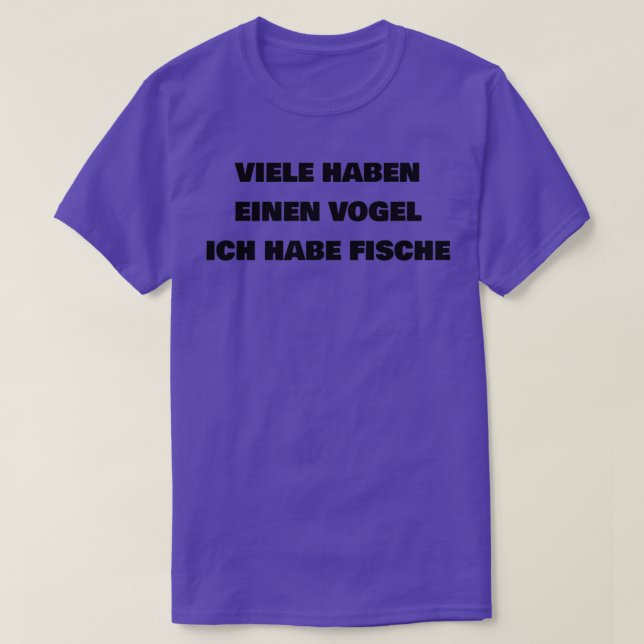 Camiseta Muitos têm um pássaro 1 (Frente do Design)