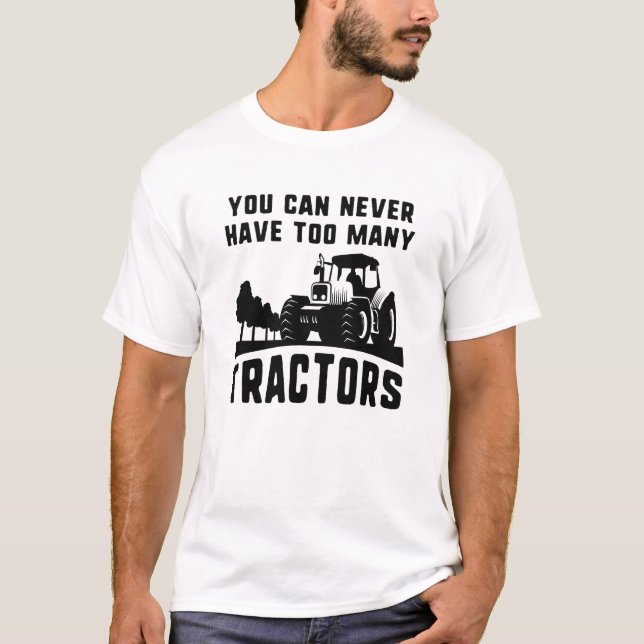 Camiseta Muitos Tratores Demais (Frente)
