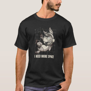 Camiseta Mule Astronaut Donkey Fazenda - Farmer Eu Preciso 