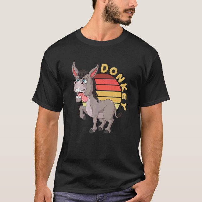 Camiseta Mule Fans Muli Long Ear Donkey (Frente)