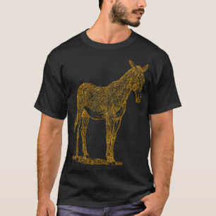 Camiseta Mule For Women Girl Donkey Horse Hybrid 1