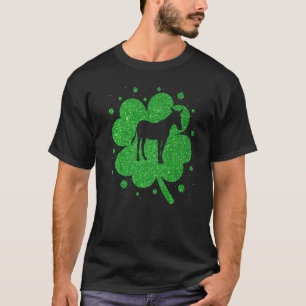 Camiseta Mule Funny Irish Shamrock Mule Dia de São Patrício