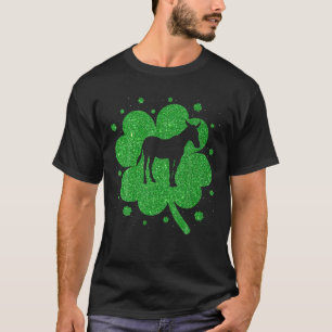 Camiseta Mule Lover Engraçado Rua irlandesa Shamrock Mule.