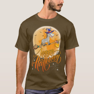 Camiseta Mule Ride Witch Atirou Na Lua Vintage Mule Hallowe