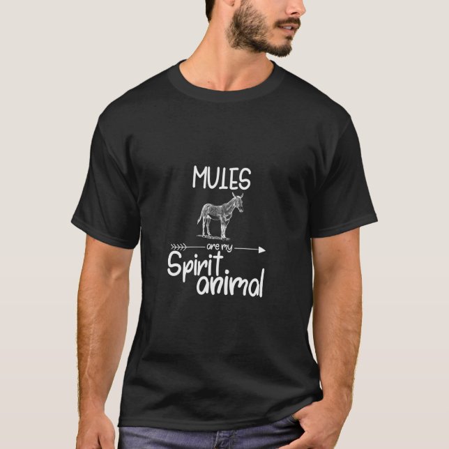 Camiseta Mules É O Meu Presente Espiritual Para Homens Que  (Frente)